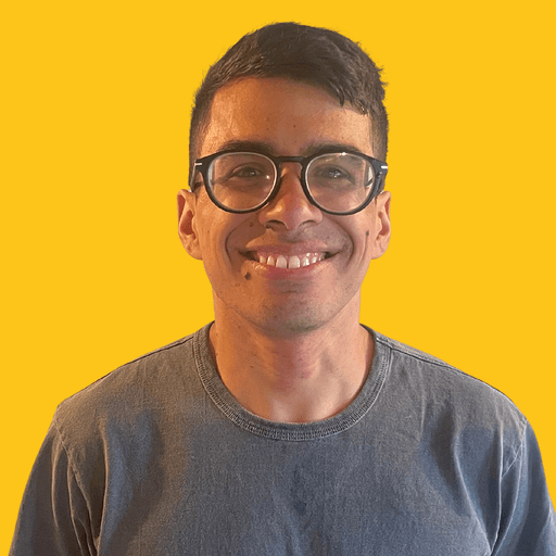 Jesse's headshot against a yellow background