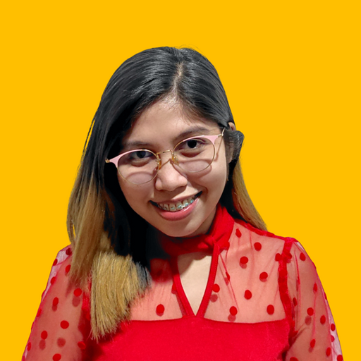 Gerbie's headshot against a yellow background